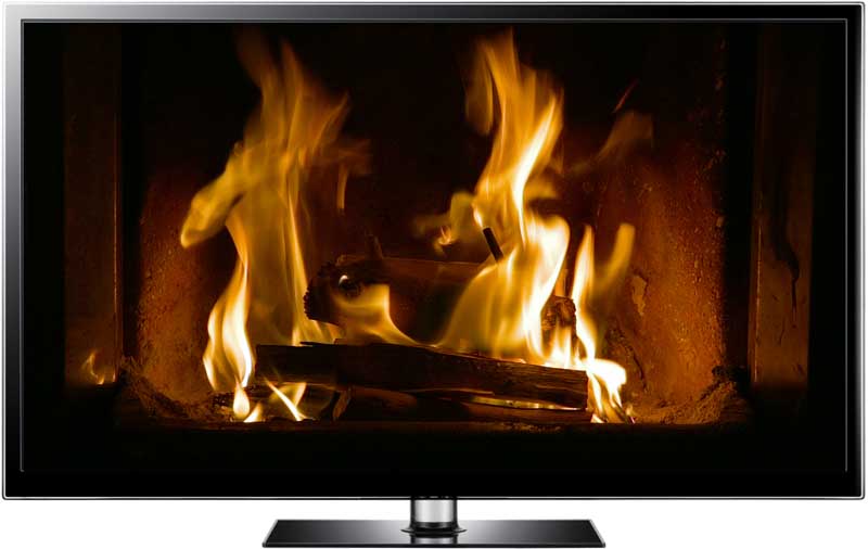 Fireplace TV screensaver Fireplace TV screensaver