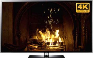 4K Fireplace Background Video